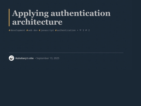 social/blog/applying-authentication-architecture screenshot