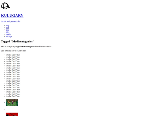 tags/mediaCategories screenshot