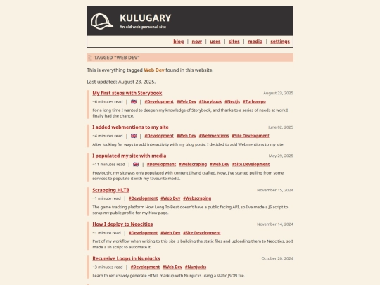 tags/web-dev screenshot