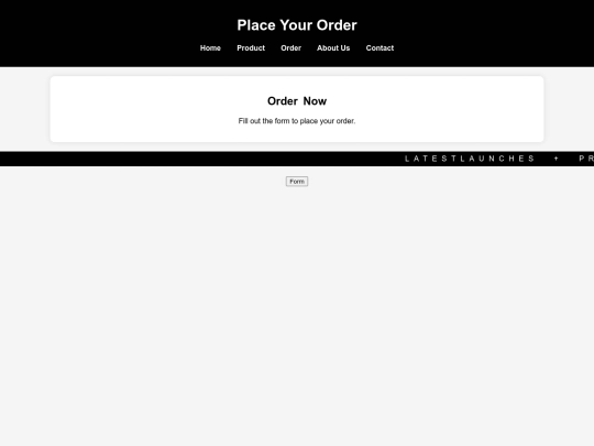 ShoeScape/order screenshot