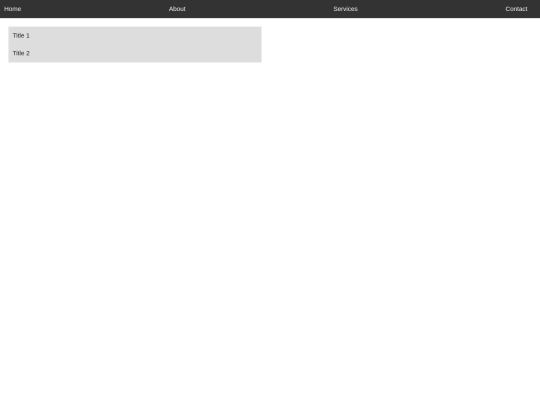 main menu idea screenshot