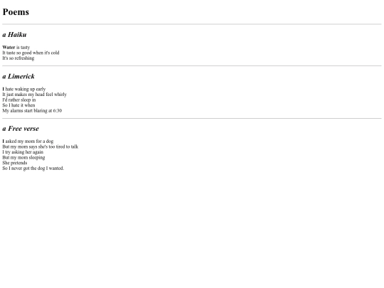 Peom screenshot