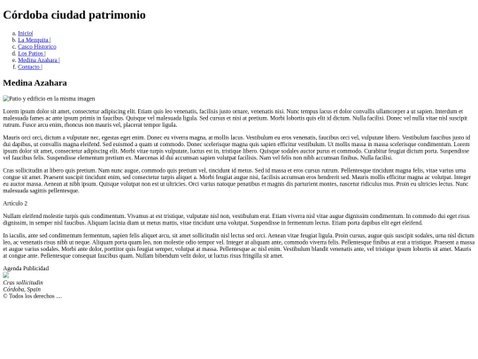 Patrimonio/medina screenshot