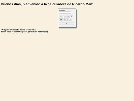 calculadora screenshot