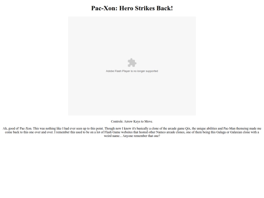 pacxonflash screenshot