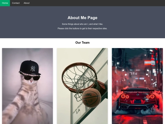 aboutpage screenshot