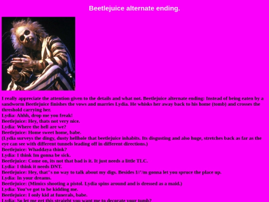 beetlejuice screenshot