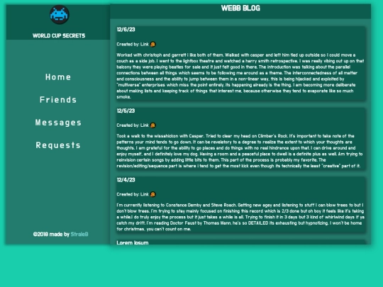 blog screenshot