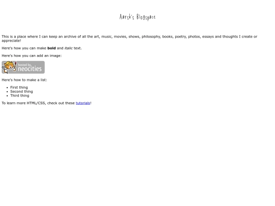 index screenshot