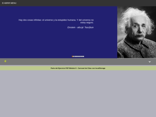 CarruselCitas-index screenshot