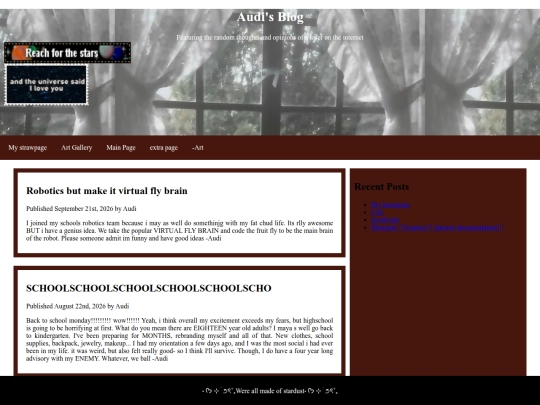 blog screenshot
