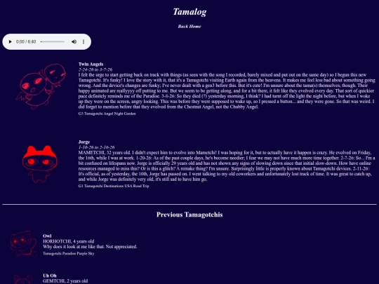 tamalog screenshot