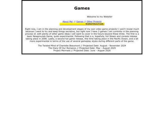 games screenshot