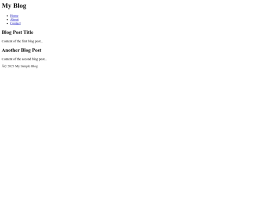 index screenshot