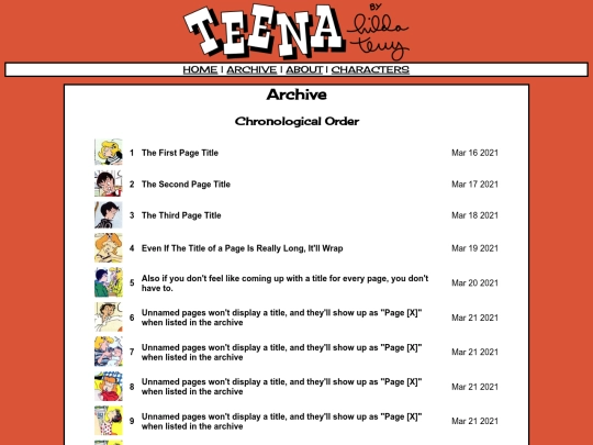 comic/archive screenshot