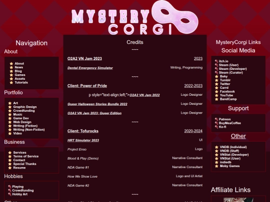 portfolio/credits screenshot