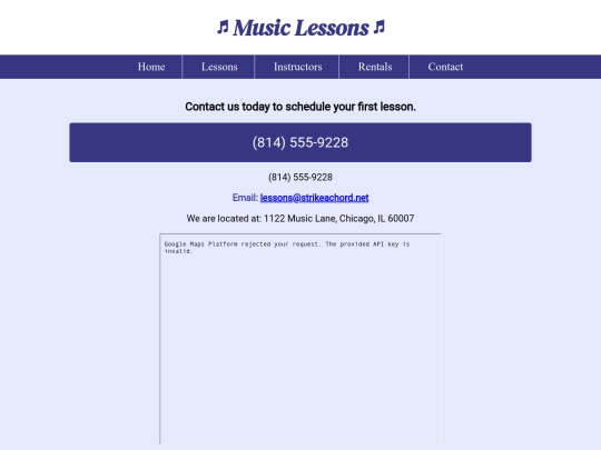 lab1/contact screenshot