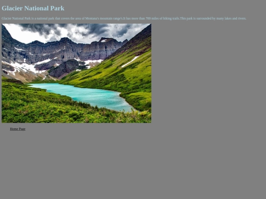 glacier screenshot