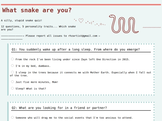 animals/snake-quiz screenshot