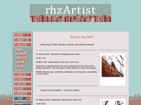 blog/nature-log-2025 screenshot