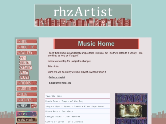 collections/music/music-home screenshot