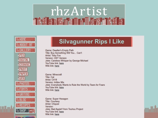 collections/music/silvagunner screenshot