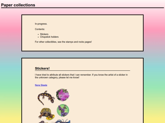 collections/paper screenshot