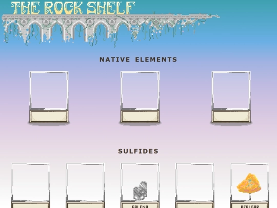 collections/rock_shelf screenshot