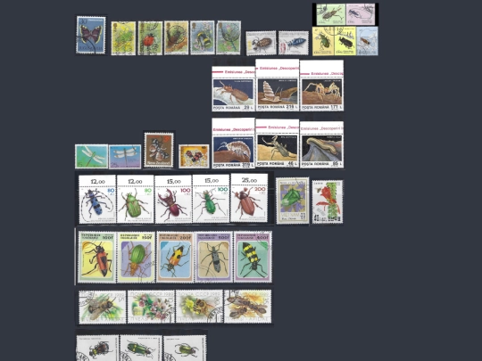 collections/stamps/fauna/stamps-invertebrates screenshot