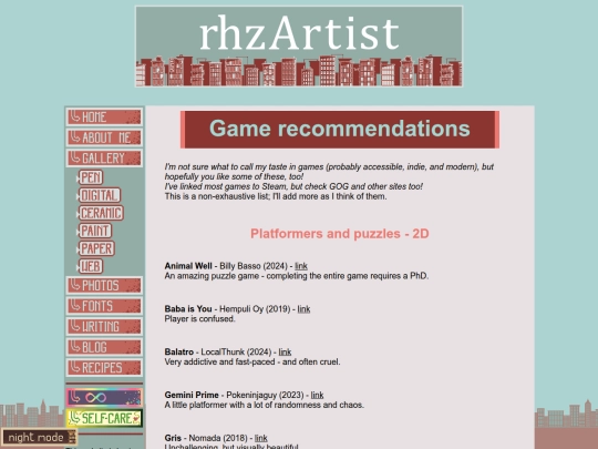games/game-recs screenshot