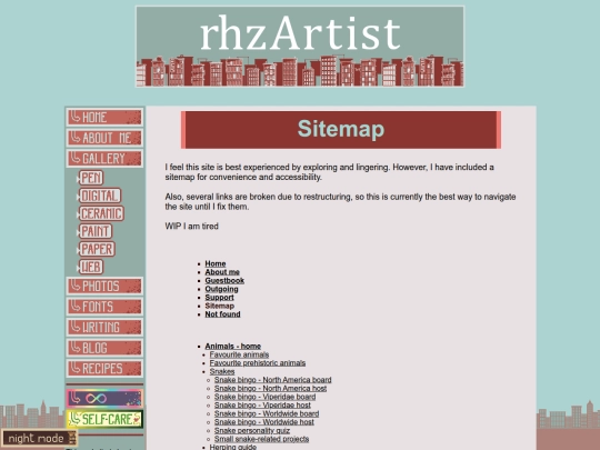 sitemap screenshot