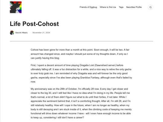 life-post-cohost screenshot