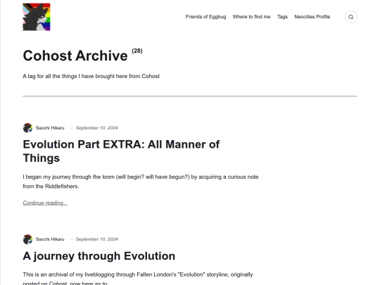 tags/cohost-archive/page/6 screenshot