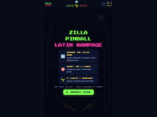 ZillaPinball screenshot