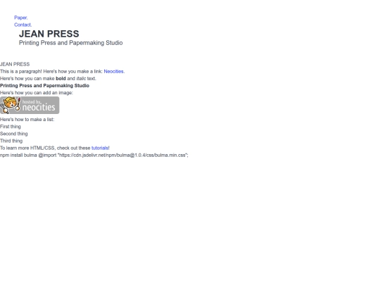 index screenshot