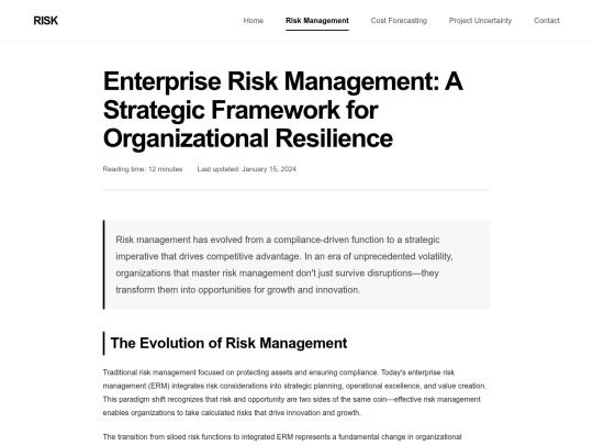 risk-management screenshot