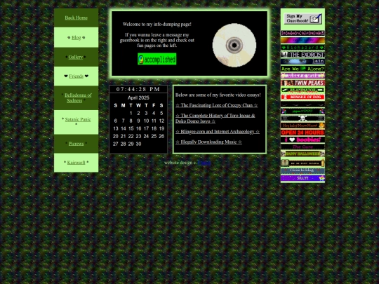 Info-Dumps screenshot