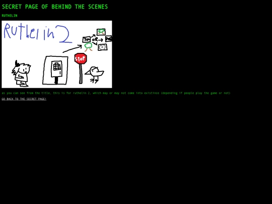 Ruthelinsecret screenshot