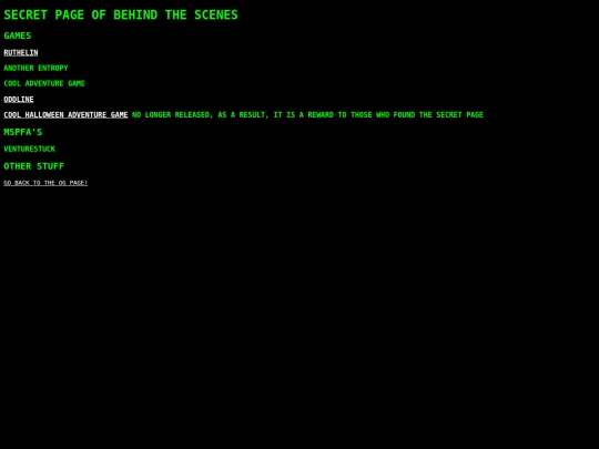 SECRET screenshot