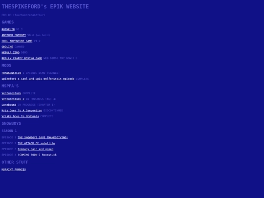 index screenshot