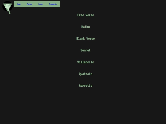 V1Archive/poetryV1 screenshot