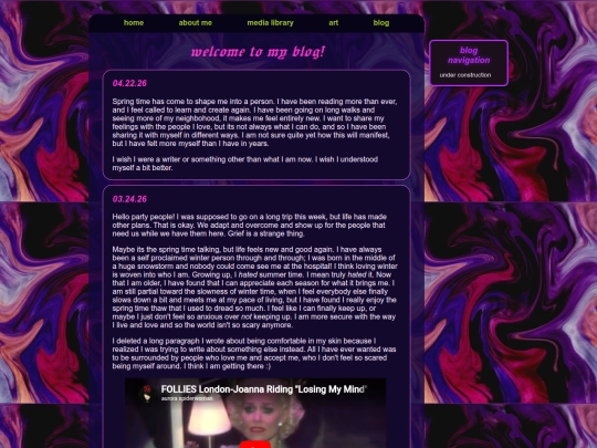 blog screenshot