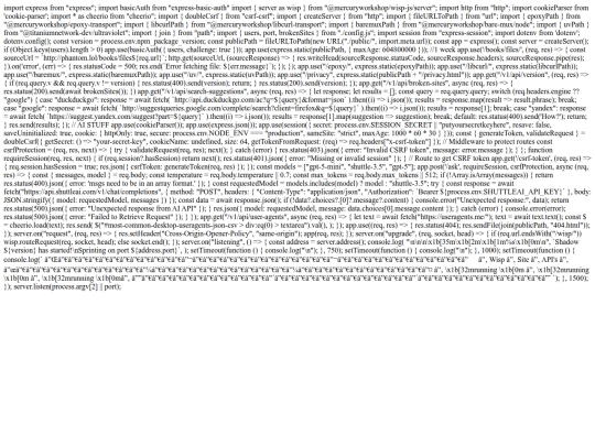 index screenshot