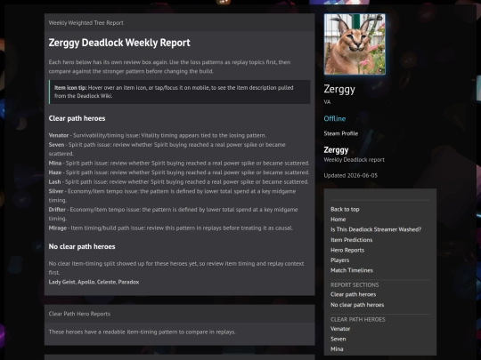 deadlockGamers-20260607c/Zerggy screenshot