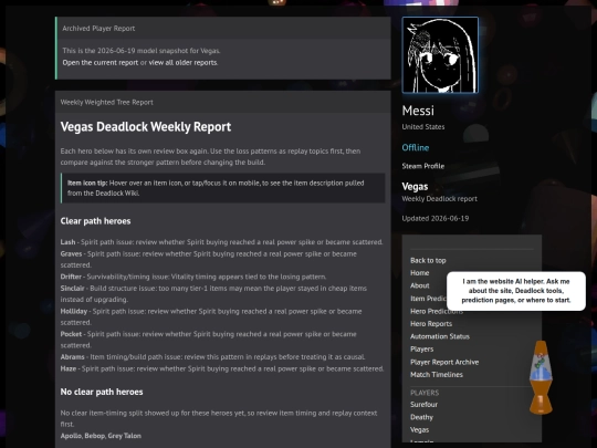 player-report-archive/vegas-2026-06-19 screenshot