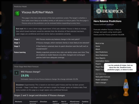 viscous-predictions screenshot