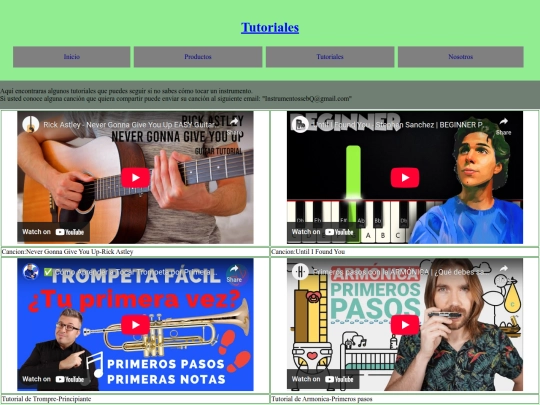 music/tutoriales screenshot