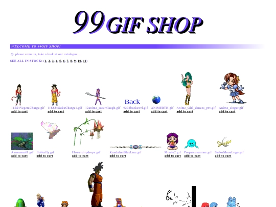 gifs/99GIF shop screenshot