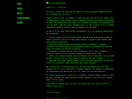 diaryland/post screenshot