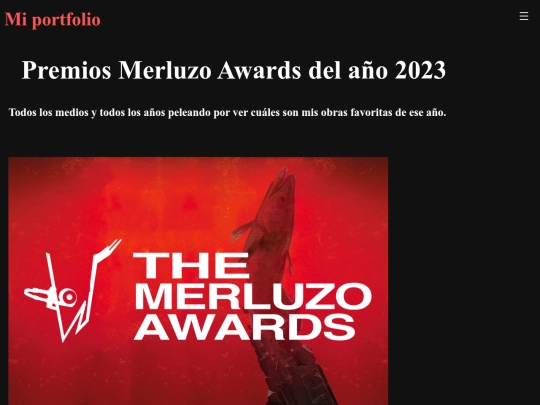 NOCHE2023MerluzoAwards screenshot